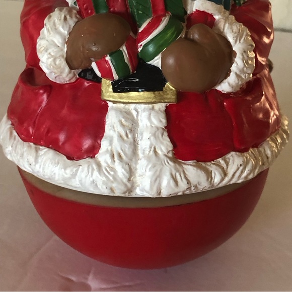 San Francisco Music Box Roly Poly Santa Play Santa Clause Coming to Town Rotates - Picture 3 of 7